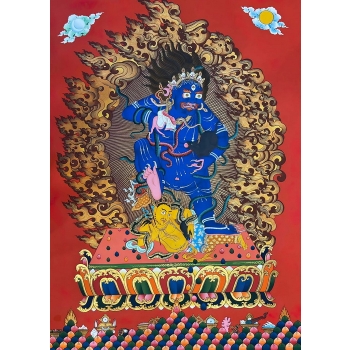 Zdjęcia Zambhala Czarna ( Pomyślności + Ochrona od niewiści) 15 x 21 cm A